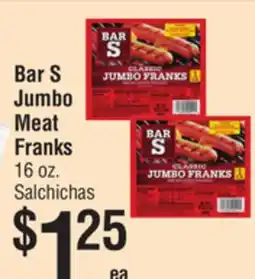 Smart & Final Bar S Jumbo Meat Franks offer