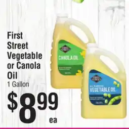 Smart & Final First Street Vegetable or Canola Oil offer