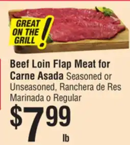 Smart & Final Beef Loin Flap Meat for Carne Asada offer