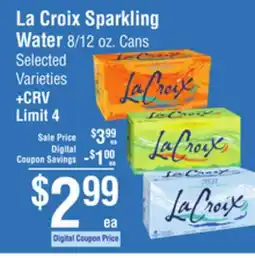 Smart & Final La Croix Sparkling Water offer