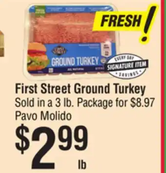 Smart & Final First Street Ground Turkey offer