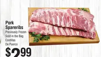 Smart & Final Pork Spareribs offer