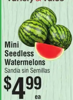 Smart & Final Mini Seedless Watermelons offer