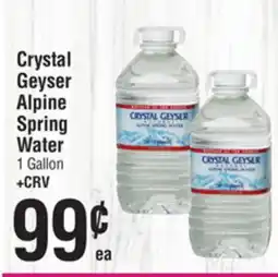 Smart & Final Crystal Geyser Alpine Spring Water offer