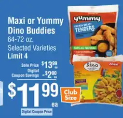 Smart & Final Maxi or Yummy Dino Buddies offer