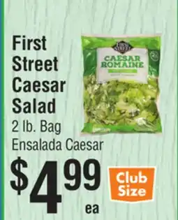 Smart & Final First Street Caesar Salad offer