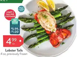Fresh Thyme Lobster Tails offer