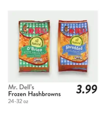 Fresh Thyme Mr. Dell's Frozen Hashbrowns offer