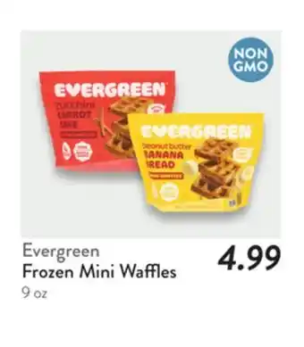 Fresh Thyme Evergreen Frozen Mini Waffles offer