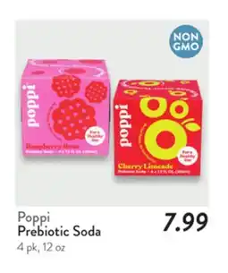 Fresh Thyme Poppi Prebiotic Soda Poppi offer