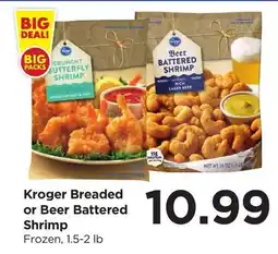 Food 4 Less Kroger Breaded or Beer Battered Shrimp offer