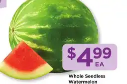 Food 4 Less Whole Seedless Watermelon offer