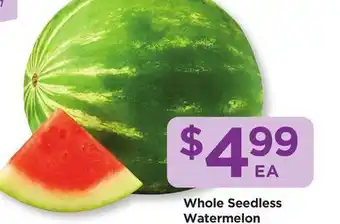 Food 4 Less Whole Seedless Watermelon offer
