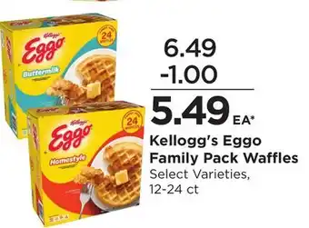 Food 4 Less Kellogg's Eggo Family Pack Waffles offer