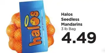 Food 4 Less Halos Seedless Mandarins offer