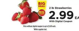 Food 4 Less 2 lb Strawberries offer