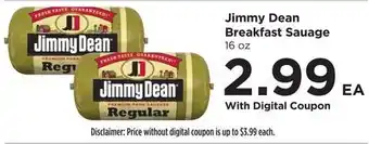 Food 4 Less Jimmy Dean Breakfast Sauage offer
