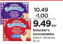 Food 4 Less Smucker's Uncrustables offer