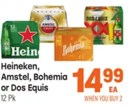 Tony’s Fresh Market Heineken, Amstel, Bohemia or Dos Equis offer