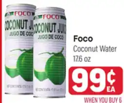 Tony’s Fresh Market Foco Coconut Water offer