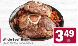 Tony’s Fresh Market Whole Beef Shank offer