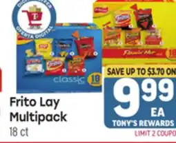 Tony’s Fresh Market Frito Lay Multipack offer