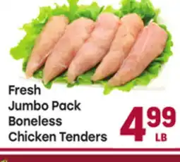 Tony’s Fresh Market Fresh Jumbo Pack Boneless Chicken Tenders offer