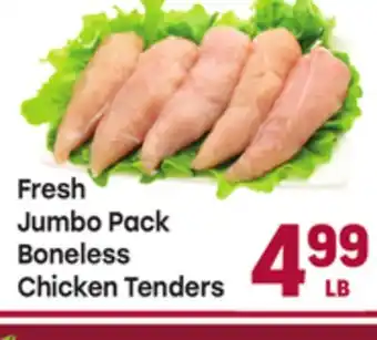Tony’s Fresh Market Fresh Jumbo Pack Boneless Chicken Tenders offer