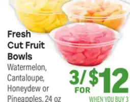 Tony’s Fresh Market Fresh Cut Fruit Bowls offer