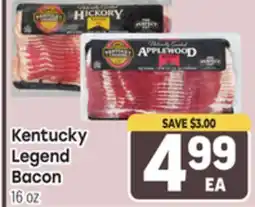 Tony’s Fresh Market Kentucky Legend Bacon offer