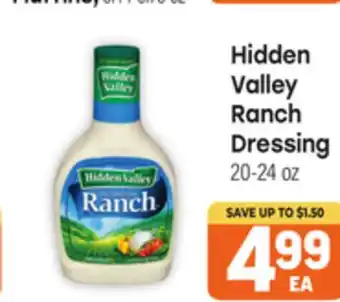 Tony’s Fresh Market Hidden Valley Ranch Dressing offer