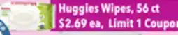 Tony’s Fresh Market Huggies Wipes offer