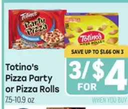 Tony’s Fresh Market Totino's Pizza Party or Pizza Rolls offer