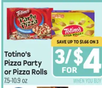 Tony’s Fresh Market Totino's Pizza Party or Pizza Rolls offer