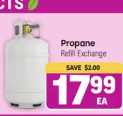 Tony’s Fresh Market Propane Refill Exchange offer
