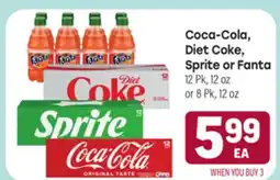 Tony’s Fresh Market Coca-Cola, Diet Coke, Sprite or Fanta offer