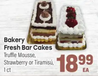 Tony’s Fresh Market Bakery Fresh Bar Cakes offer