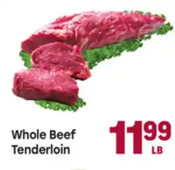 Tony’s Fresh Market Whole Beef Tenderloin offer