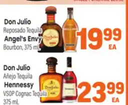 Tony’s Fresh Market Don Julio Reposado Tequila Angel's Envy Bourbon offer