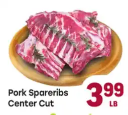 Tony’s Fresh Market Pork Spareribs Center Cut offer