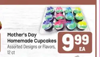 Tony’s Fresh Market Mother's Day Homemade Cupcakes offer