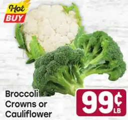 Tony’s Fresh Market Broccoli Crowns or Cauliflower offer