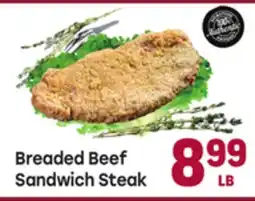Tony’s Fresh Market Breaded Beef Sandwich Steak offer