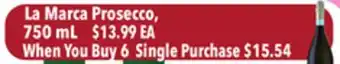 Tony’s Fresh Market La Marca Prosecco offer