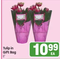 Tony’s Fresh Market Tulip in Gift Bag offer