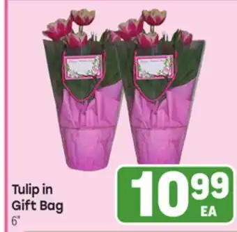 Tony’s Fresh Market Tulip in Gift Bag offer