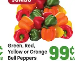 Tony’s Fresh Market Green, Red, Yellow or Orange Bell Peppers offer