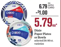 Mariano's Dixie Paper Plates or Bowls offer