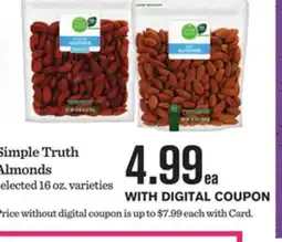Mariano's Simple Truth Almonds offer