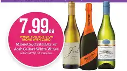 Mariano's Mionetto, OysterBay, or Josh Cellars White Wines offer